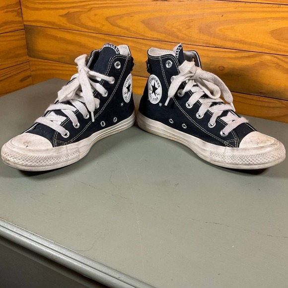 Converse Chuck Taylor All Star Hi 3D Flowers Sneakers Black/White A09101C Size 8 - Picture 7 of 11